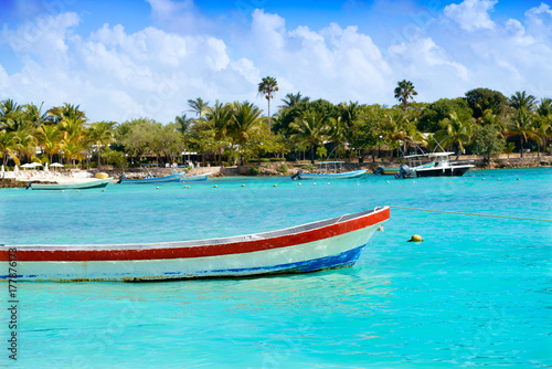 Akumal Caribbean beach in Riviera Maya © lunamarina
