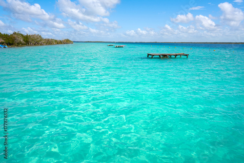 Laguna de Bacalar Lagoon in Mexico