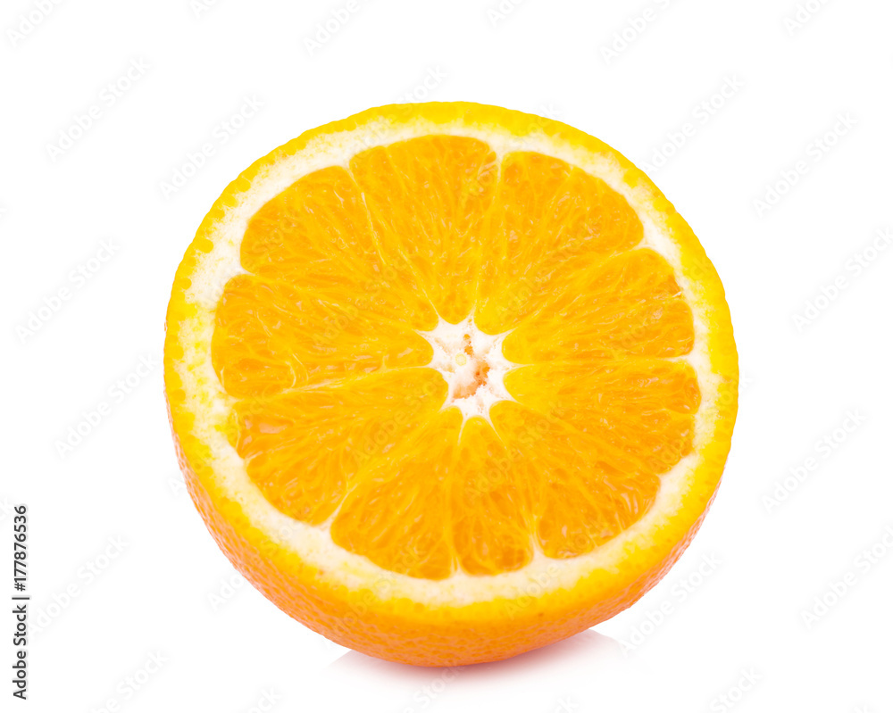 Orange slice isolated on white background Orange slice isolated on white background