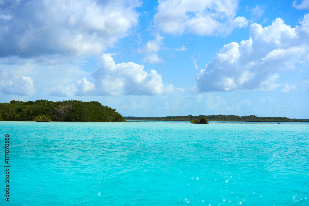 Laguna de Bacalar Lagoon in Mayan Mexico Laguna de Bacalar Lagoon in Mayan Mexico