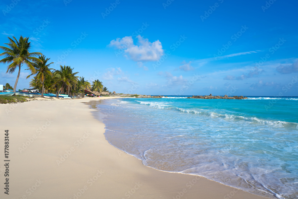 Chen Rio beach Cozumel island in Mexico