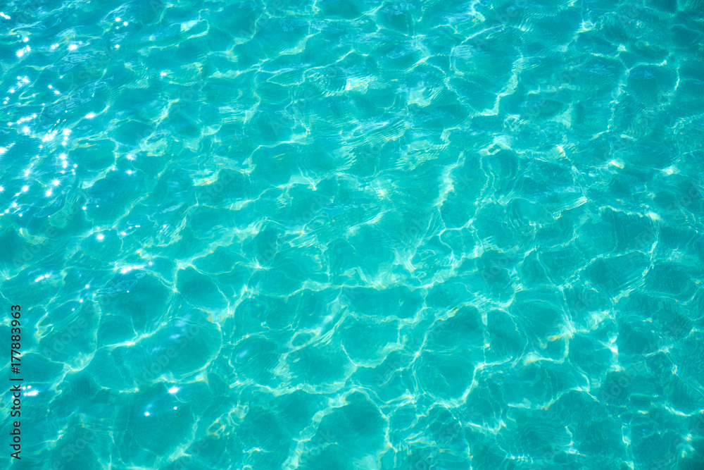 Tropical beach turquoise water texture