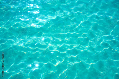 Tropical beach turquoise water texture © lunamarina