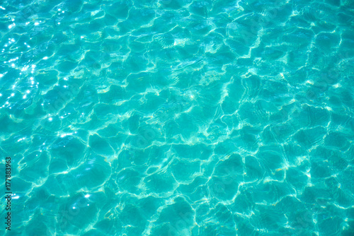 Tropical beach turquoise water texture