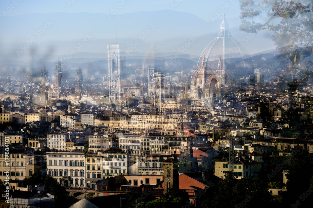 Photo overlay, Florence / Florence My city My love