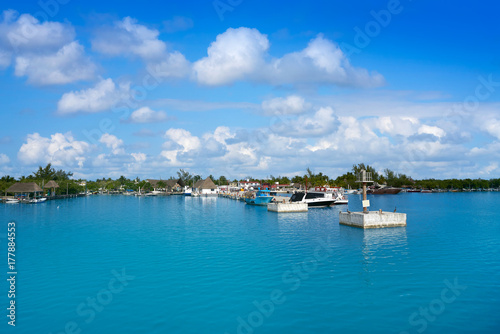 Holbox island port in Quintana Roo Mexico © lunamarina