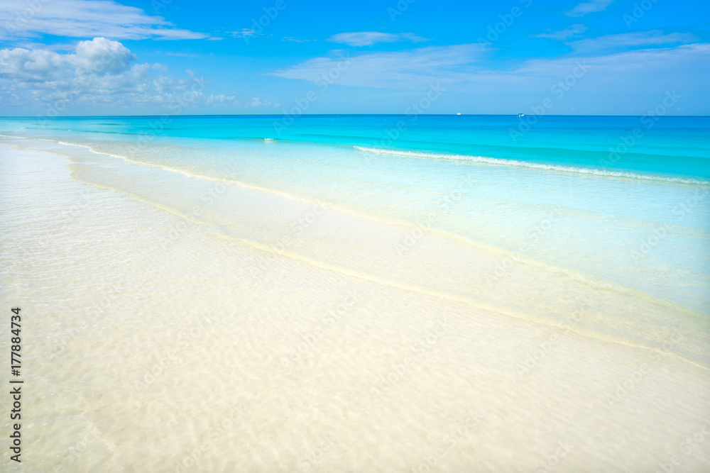 Caribbean turquoise perfect beach Riviera Maya