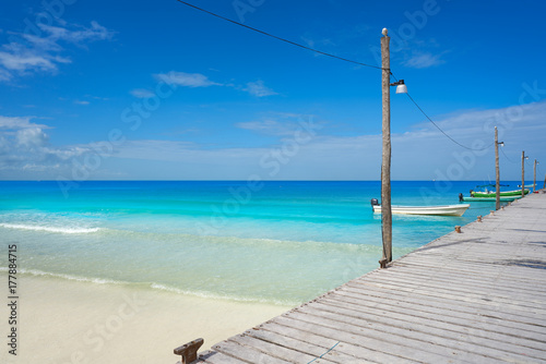 Holbox tropical Island in Quintana Roo Mexico