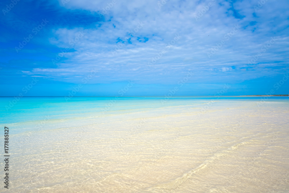 Holbox Island beach in Quintana Roo Mexico