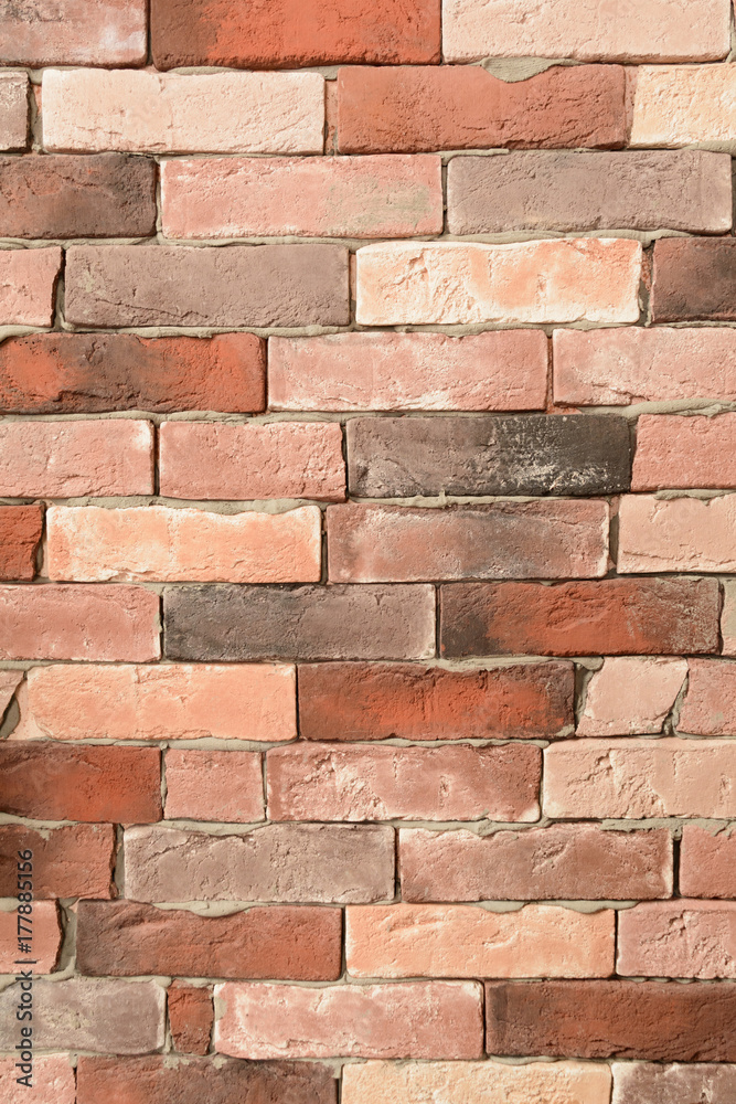 Obraz premium Rusty old urbam brick pattern textured design