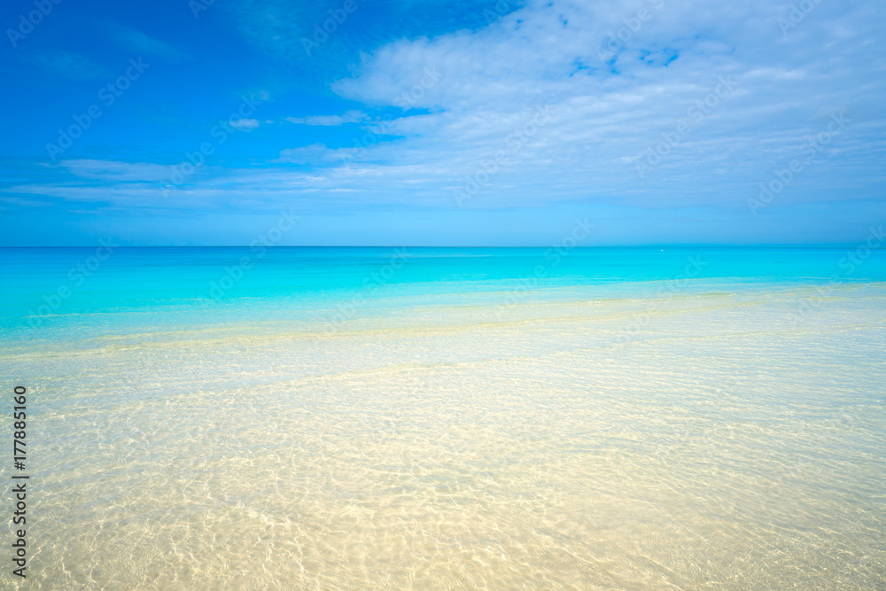 Caribbean turquoise perfect beach Riviera Maya