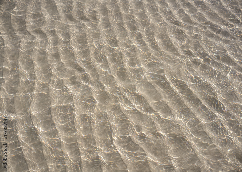 Obraz premium Caribbean transparent water beach reflection