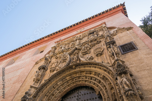 Malaga cathedral la manquita exterior view photo