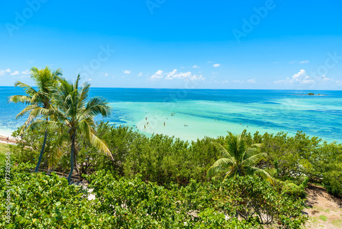 Fototapeta Naklejka Na Ścianę i Meble -  Bahia Honda State Park - Calusa Beach, Florida Keys - tropical coast with paradise beaches - USA