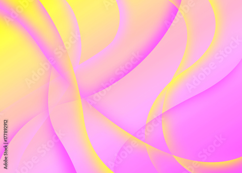 Rainbow background, yellow and pink
