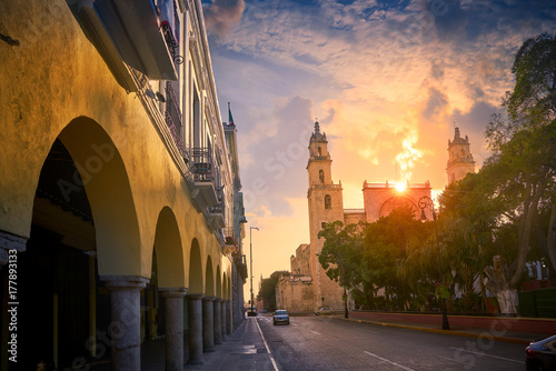 Merida San Idefonso cathedral Yucatan photo