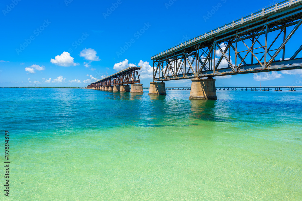 Bahia Honda State Park - Calusa Beach, Florida Keys - tropical coast with paradise beaches - USA Bahia Honda State Park - Calusa Beach, Florida Keys - tropical coast with paradise beaches - USA