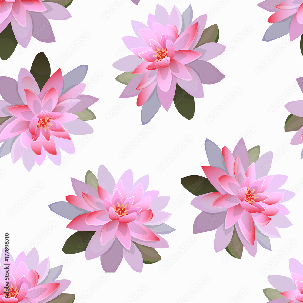 illustration of lotus flower illustration of lotus flower