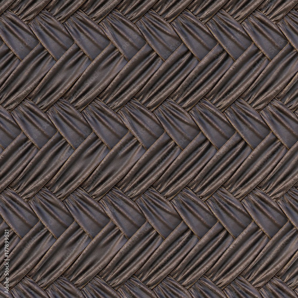 the dark leather texture of rattan with natural patterns. 3d rendering. the dark leather texture of rattan with natural patterns. 3d rendering.