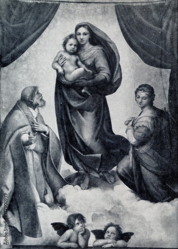 Sistine Madonna (Raphael, ca. 1513) © Juulijs