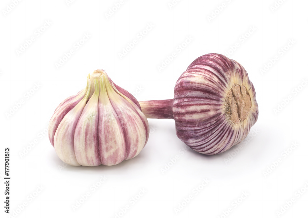 Fototapeta premium Garlic on a white background
