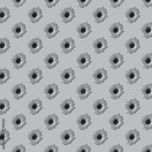 background pattern with bullet holes