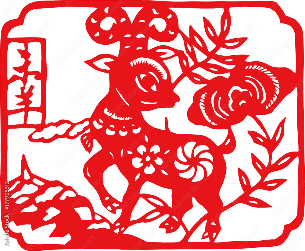 Chinese traditional Chinese zodiac pattern Chinese traditional Chinese zodiac pattern