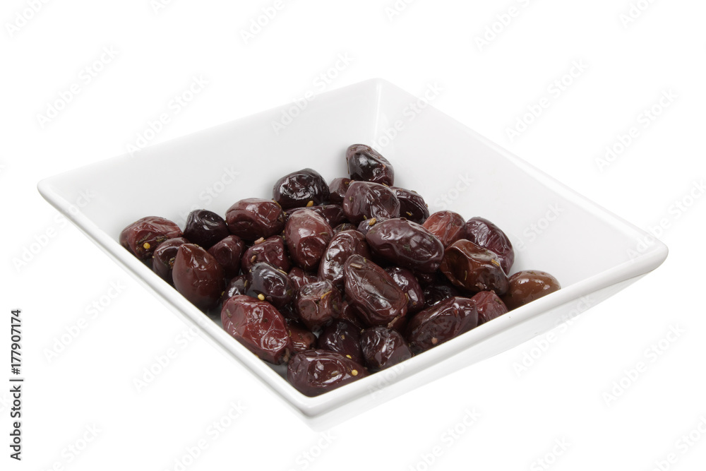 Olives on Bowl