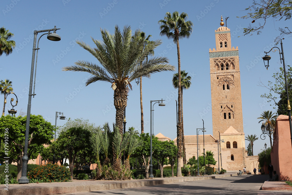 Fototapeta premium Koutoubia Mosque, Medina, Marrakesh 