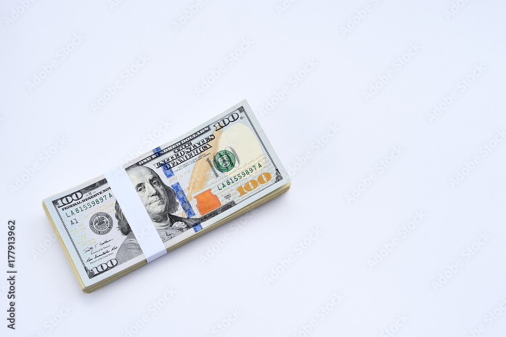 close up of banknote isolated on white background close up of banknote isolated on white background