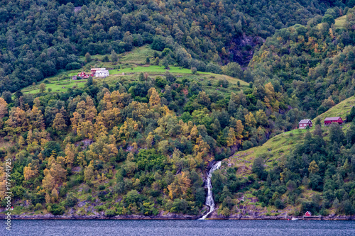 Geiranger fjord in Norway photo