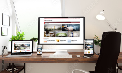 window office desktop devices e-magazine © MclittleStock