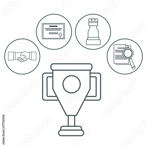 Digital marketing and business icons icon vector illustration graphic design