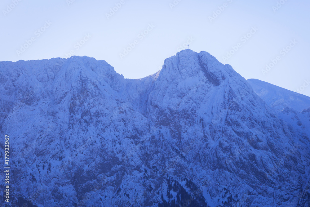 Obraz premium Mount Giewont in Tatra mountains at winter, Poland