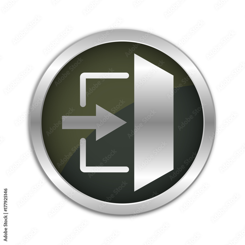 Button Set - dunkel mit silbernem Ring - Ausgang Button Set - dunkel mit silbernem Ring - Ausgang