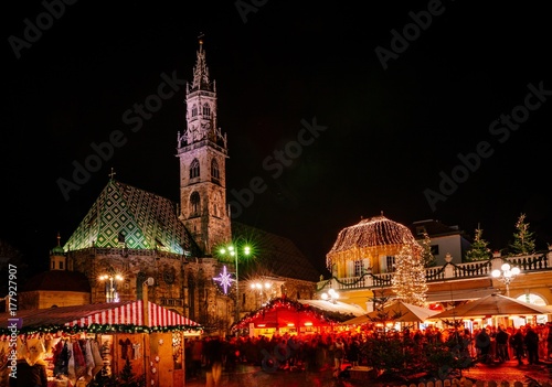 Christmas Market, Vipiteno, Bolzano, Trentino Alto Adige, Italy photo
