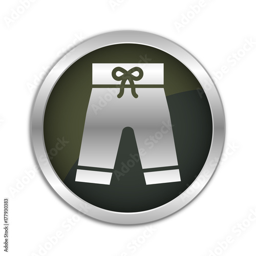 Button Set - dunkel mit silbernem Ring - Shorts