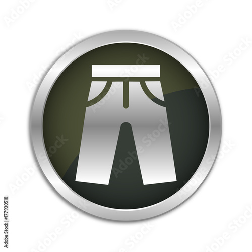 Button Set - dunkel mit silbernem Ring - Hose
