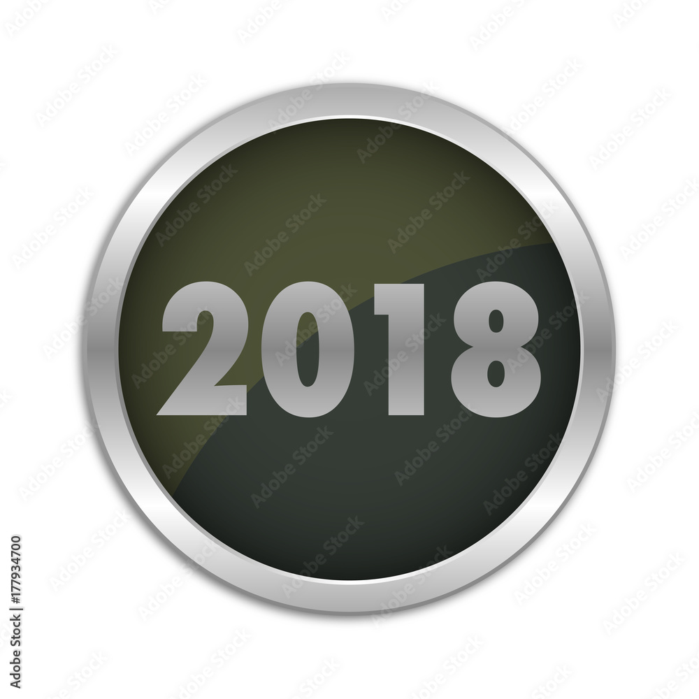 Button Set - dunkel mit silbernem Ring - Jahr 2018 Button Set - dunkel mit silbernem Ring - Jahr 2018