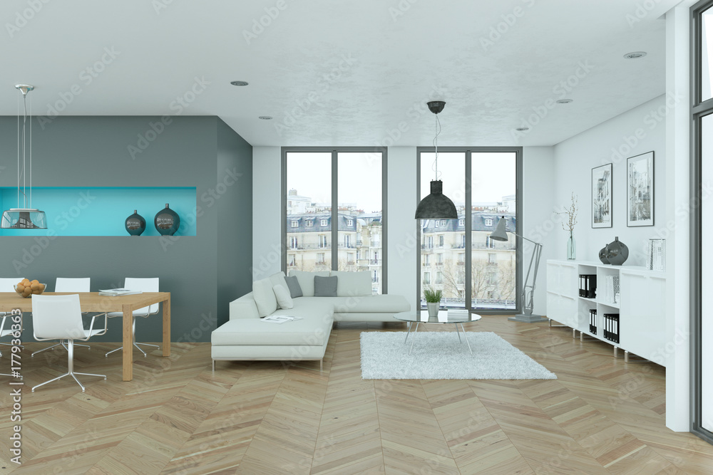 moderne Wohnung