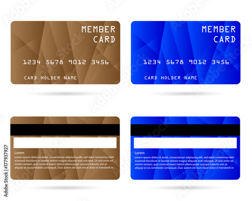 member card, business VIP card, design for privilege member,vector