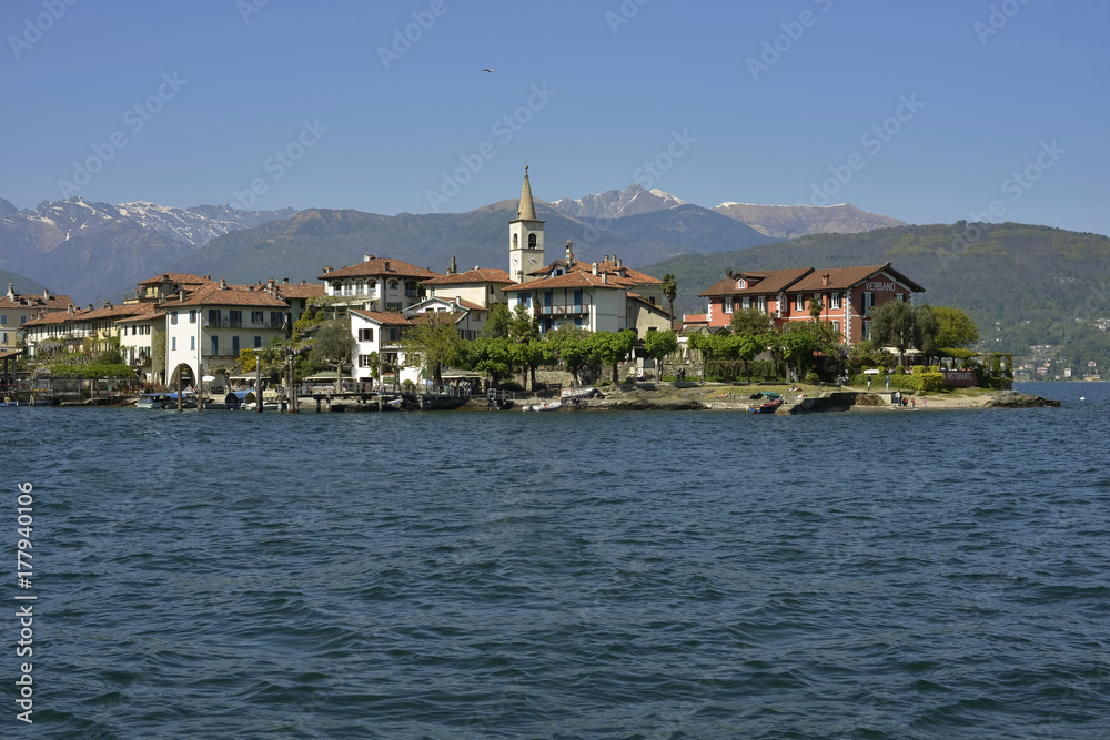 Italy, Lake Maggiore; Isola dei Pescatori,