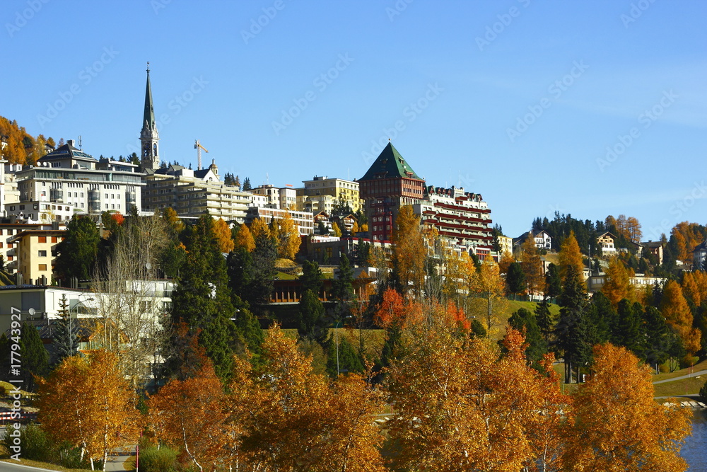 Naklejka premium St. Moritz 