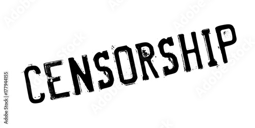 Censorship rubber stamp. Grunge design with dust scratches. Effects can be easily removed for a clean, crisp look. Color is easily changed.