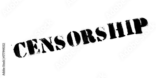 Censorship rubber stamp. Grunge design with dust scratches. Effects can be easily removed for a clean, crisp look. Color is easily changed.