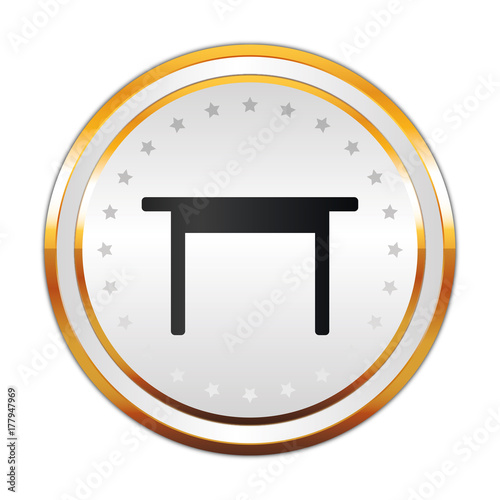 Luxus Button weiß - Tisch