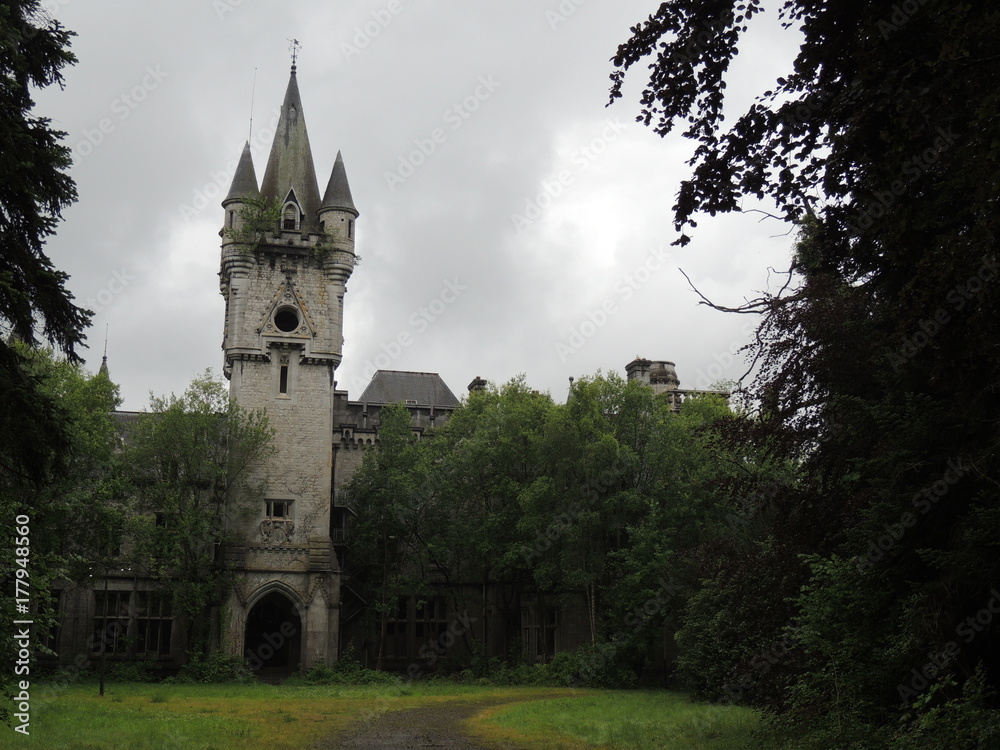 castle in the woods