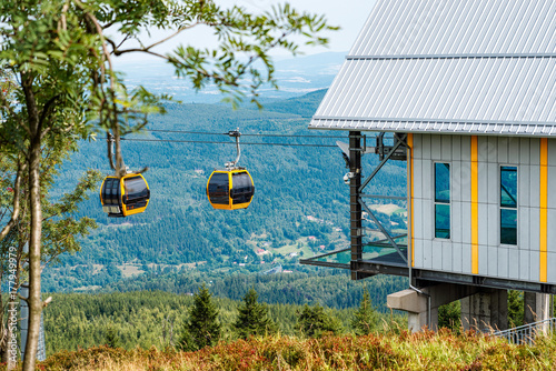 Ropeway / Cable car in the mountains