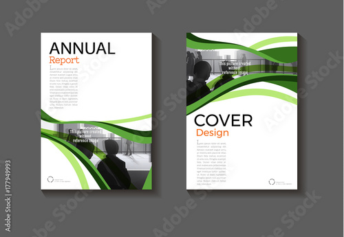 green modern Circle Yellow  cover design modern book cover abstract Brochure cover  template,annual report, magazine and flyer layout Vector a4