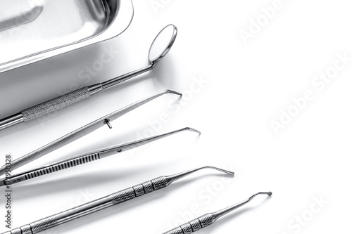 preparation of dental instruments before work